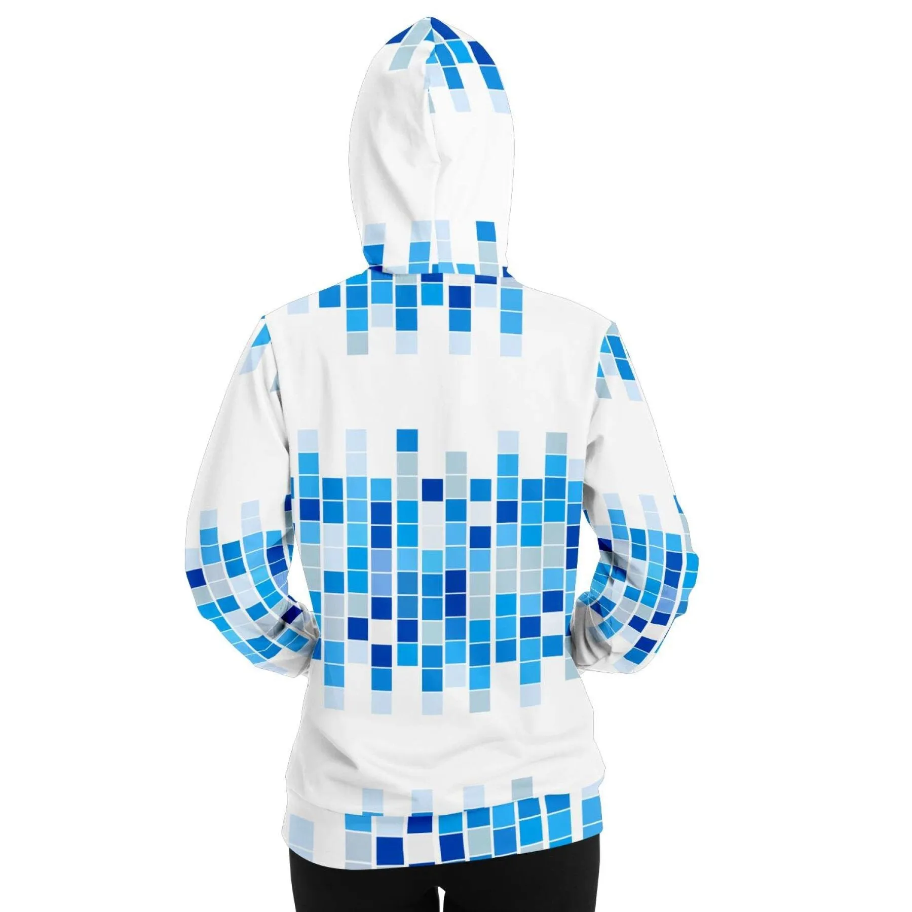 Uniquely You Womens Hoodie - Pullover Sweatshirt - Graphic / Blue