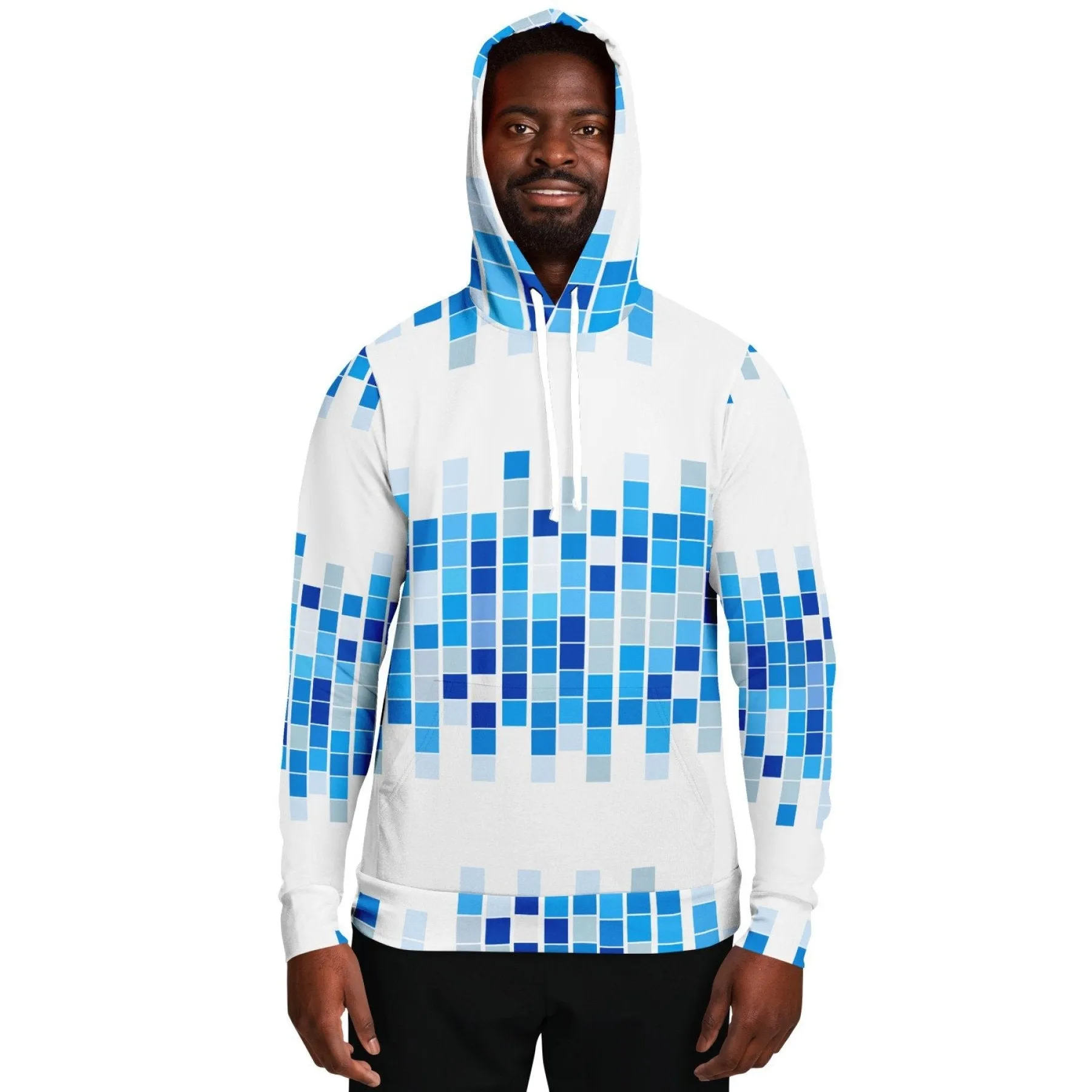 Uniquely You Womens Hoodie - Pullover Sweatshirt - Graphic / Blue