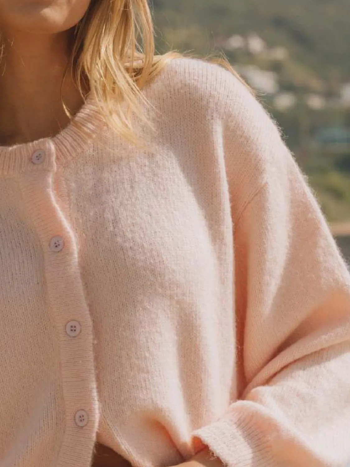 Women Knit Cardigans Soft Solid Button Down Long Sleeve Casual Sweaters