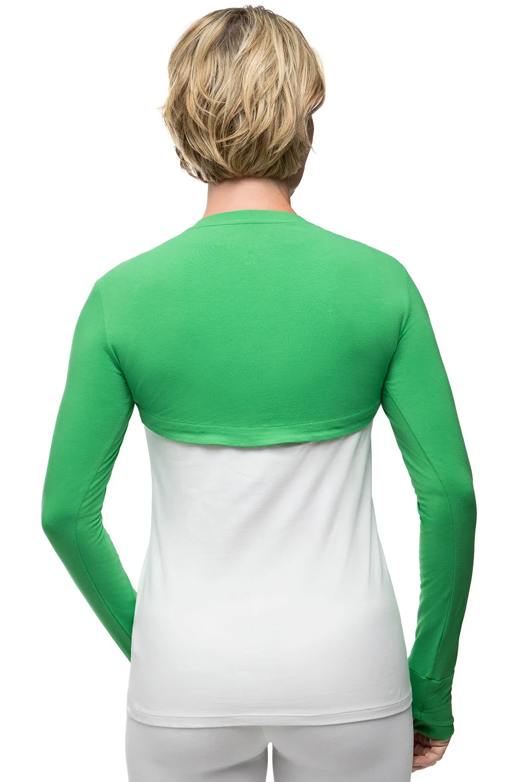 Women's Luna Pullover Shrug | Palm Green