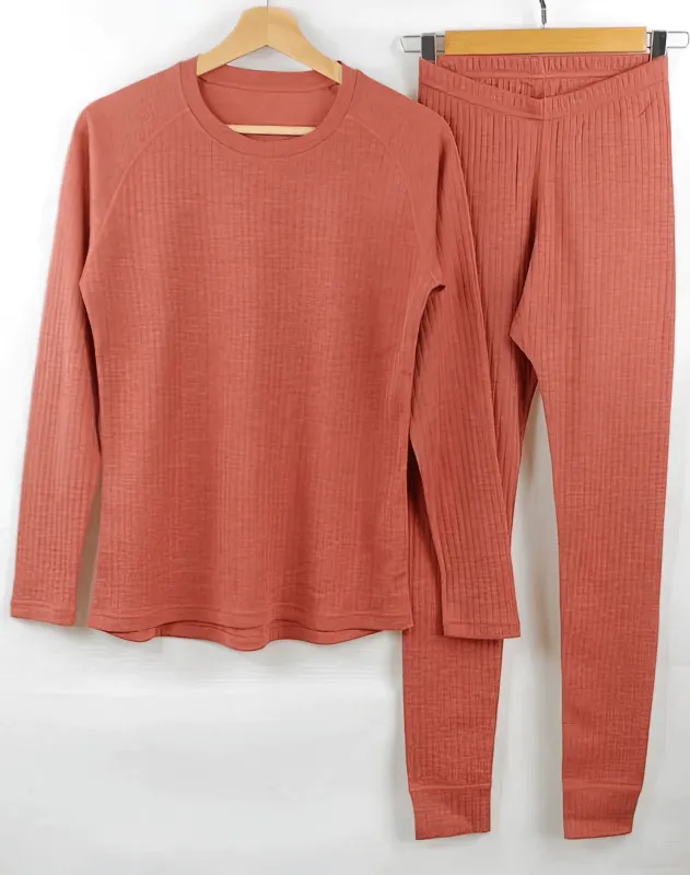 Women's Woolen Warm Thermal Base Layer Set - SF1910
